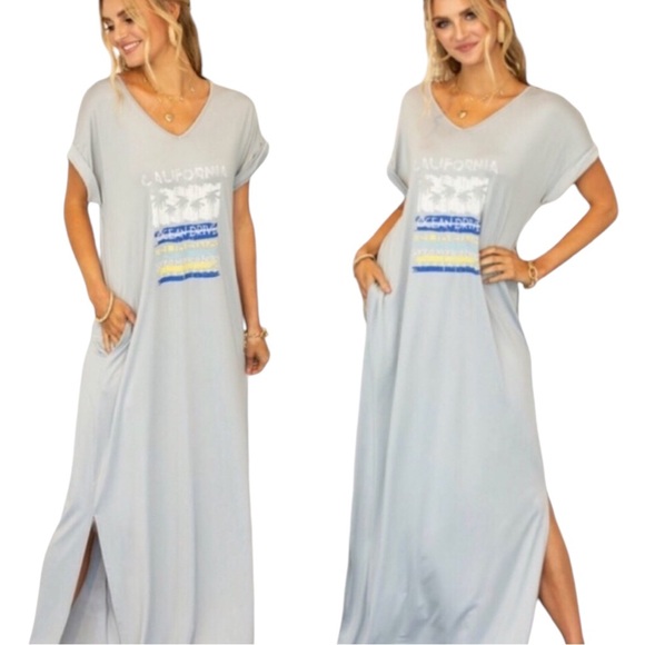 Dresses & Skirts - New NINEXIS Maxi Apres’ Sun Sleep Gown California New Size 3X